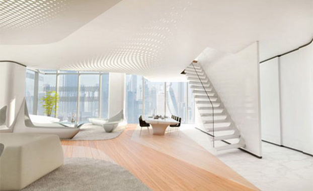 扎哈：迪拜ME酒店Opus办公楼室内设计